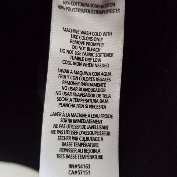 Calvin Klein Cropped Hoodie, Black colour with colourful Logo, M size - Picture 10 of 10